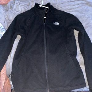 Black north face Zip up